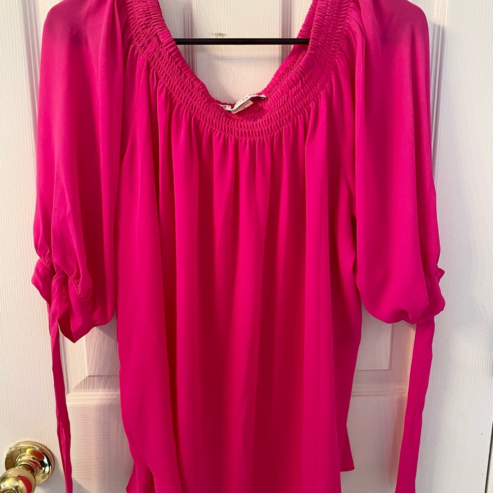Hot Pink blouse